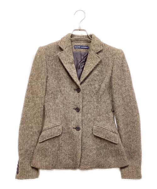 RALPH LAUREN（ラルフローレン）RALPH LAUREN (ラルフローレン) テーラードジャケット ベージュ サイズ:7号の古着・服飾アイテム