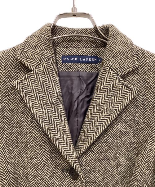 RALPH LAUREN（ラルフローレン）RALPH LAUREN (ラルフローレン) テーラードジャケット ベージュ サイズ:7号の古着・服飾アイテム