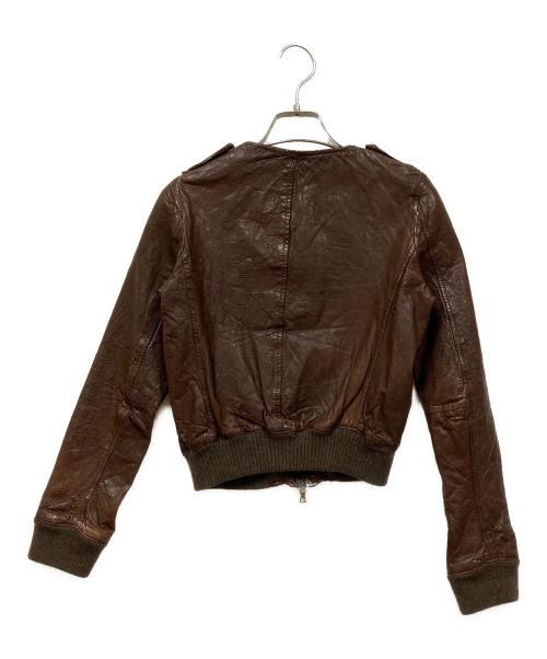 edition（エディション）Edition (エディション) レザージャケット ブラウン サイズ:SIZE 38の古着・服飾アイテム