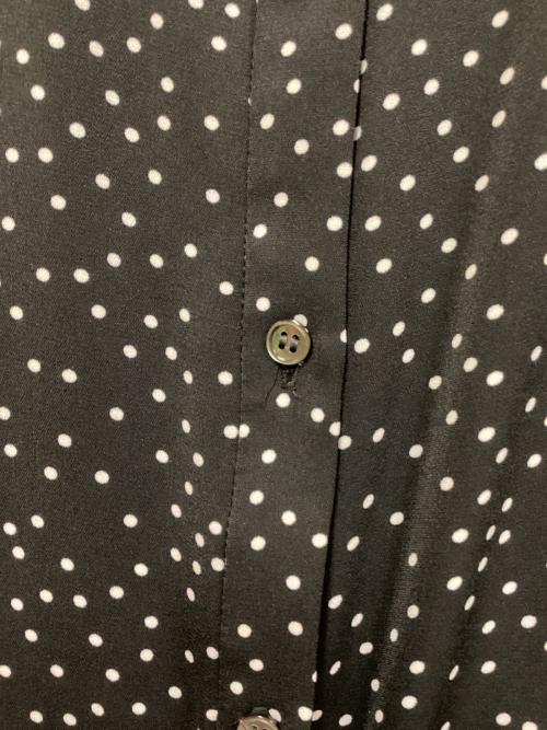 DRESSTERIOR（ドレステリア）DRESSTERIOR (ドレステリア) ドットプリントフレンチスリーブワンピース ネイビー サイズ:SIZE S (UK 30)の古着・服飾アイテム