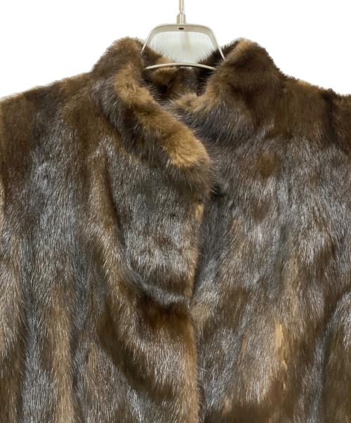 SAGA MINK（サガミンク）SAGA MINK (サガミンク) ミンクファーコート ブラウン サイズ:12の古着・服飾アイテム