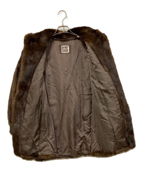 SAGA MINK（サガミンク）SAGA MINK (サガミンク) ミンクファーコート ブラウン サイズ:12の古着・服飾アイテム