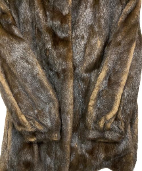 SAGA MINK（サガミンク）SAGA MINK (サガミンク) ミンクファーコート ブラウン サイズ:12の古着・服飾アイテム