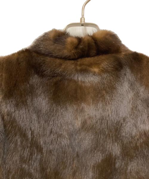 SAGA MINK（サガミンク）SAGA MINK (サガミンク) ミンクファーコート ブラウン サイズ:12の古着・服飾アイテム