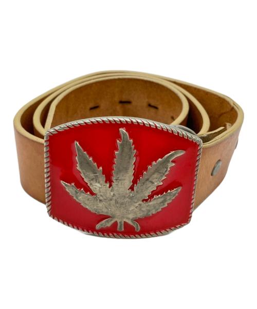 lucien pellat-finet（ルシアン・ペラフィネ）lucien pellat-finet (ルシアン・ペラフィネ) ベルト ブラウンの古着・服飾アイテム