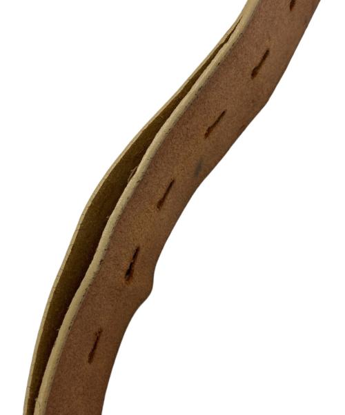 lucien pellat-finet（ルシアン・ペラフィネ）lucien pellat-finet (ルシアン・ペラフィネ) ベルト ブラウンの古着・服飾アイテム