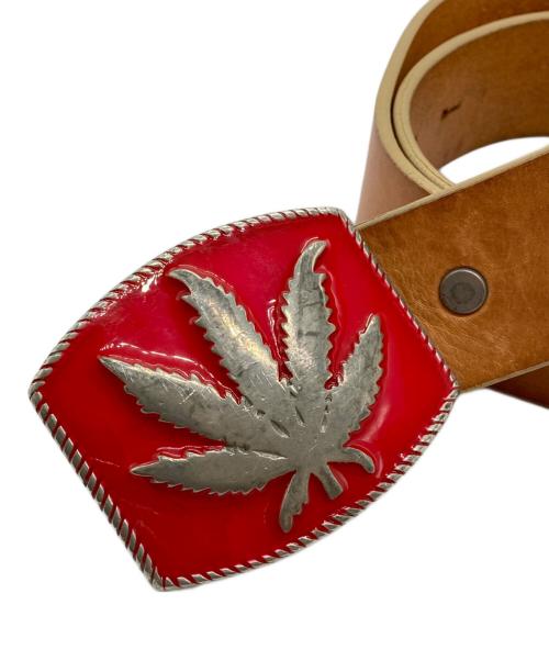 lucien pellat-finet（ルシアン・ペラフィネ）lucien pellat-finet (ルシアン・ペラフィネ) ベルト ブラウンの古着・服飾アイテム