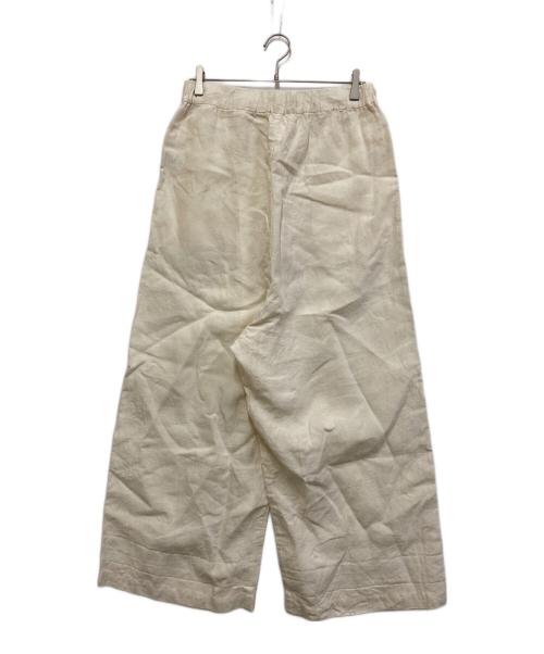 Gauze#（ガーゼ）Gauze# (ガーゼ) リネンイージーパンツ ホワイト サイズ:FREEの古着・服飾アイテム