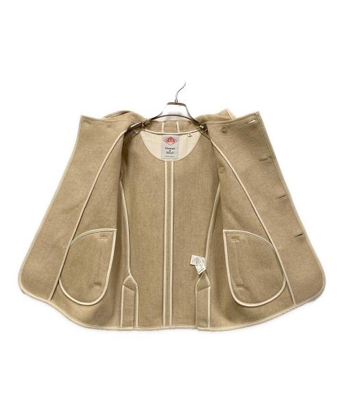 DANTON（ダントン）DANTON (ダントン) ウールモッサメルトンジャケット ベージュ サイズ:SIZE 36の古着・服飾アイテム