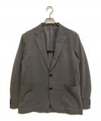 green label relaxingグリーンレーベルリラクシング）の古着「ECOPET ハニカムジャージ2Bジャケット」｜グレー