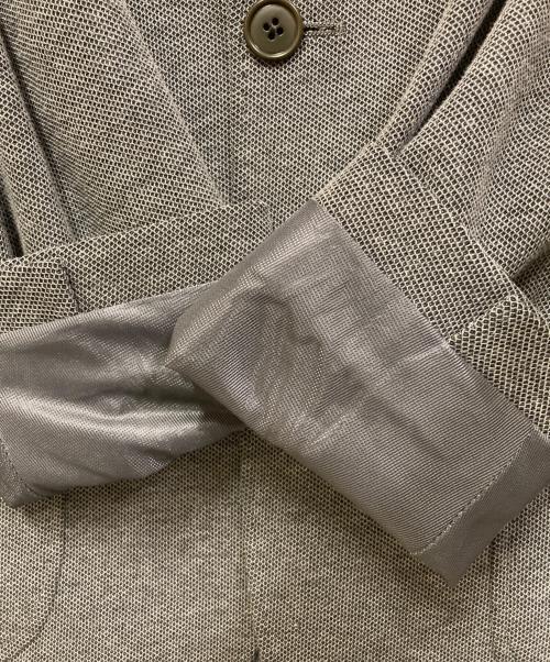 green label relaxing（グリーンレーベルリラクシング）green label relaxing (グリーンレーベルリラクシング) ECOPET ハニカムジャージ2Bジャケット グレー サイズ:Mの古着・服飾アイテム