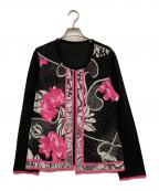 LEONARDレオナール）の古着「カーディガン」｜ブラック