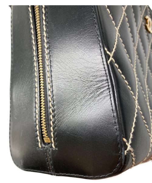 CHANEL（シャネル）CHANEL (シャネル) ワイルドステッチハンドバッグ ブラックの古着・服飾アイテム