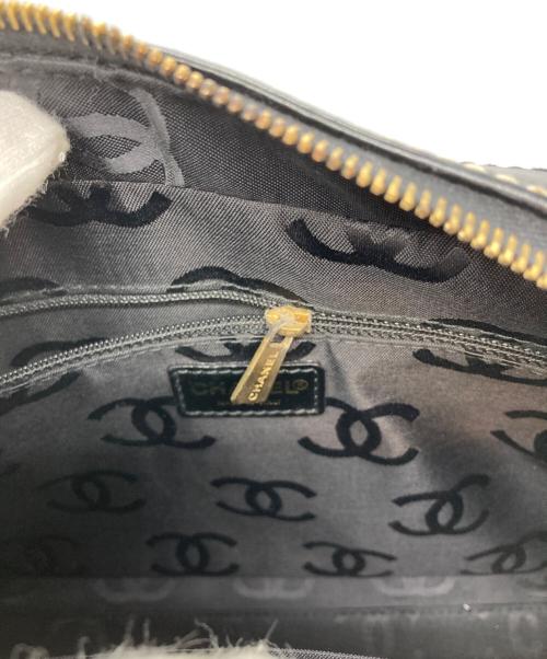 CHANEL（シャネル）CHANEL (シャネル) ワイルドステッチハンドバッグ ブラックの古着・服飾アイテム