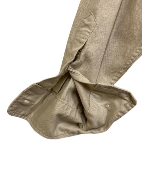 Upscape Audience（アップスケープオーディエンス）Upscape Audience (アップスケープオーディエンス) 6オンス オックスフォード ボタンダウン 長袖 ボクシーシャツ【 ベージュ サイズ:SIZE Mの古着・服飾アイテム