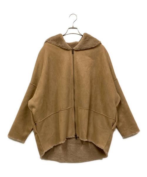 Dignite collier（ディニテ コリエ）Dignite collier (ディニテ コリエ) リバーシブルフェイクムートンコート ブラウン サイズ:SIZE Freeの古着・服飾アイテム
