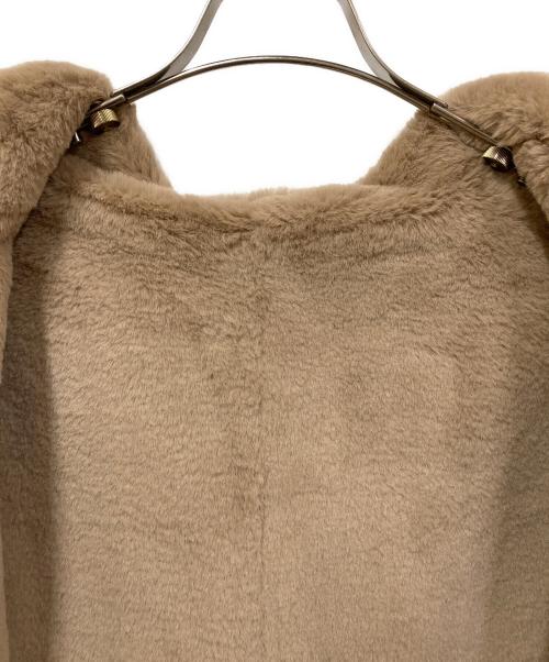 Dignite collier（ディニテ コリエ）Dignite collier (ディニテ コリエ) リバーシブルフェイクムートンコート ブラウン サイズ:SIZE Freeの古着・服飾アイテム