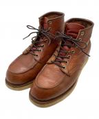 RED WINGレッドウィング）の古着「モックトゥ ワークブーツ」｜ブラウン