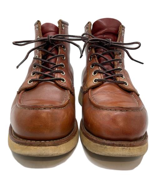 RED WING（レッドウィング）RED WING (レッドウィング) モックトゥ ワークブーツ ブラウン サイズ:８の古着・服飾アイテム