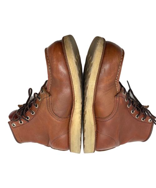 RED WING（レッドウィング）RED WING (レッドウィング) モックトゥ ワークブーツ ブラウン サイズ:８の古着・服飾アイテム