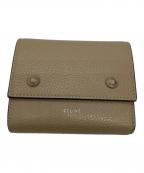 CELINEセリーヌ）の古着「3つ折り財布」｜ベージュ