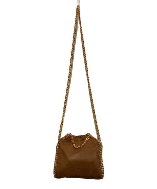 STELLA McCARTNEY（ステラマッカートニー）STELLA McCARTNEY (ステラマッカートニー) ファラベラタイニーチェーンバッグ ブラウンの古着・服飾アイテム