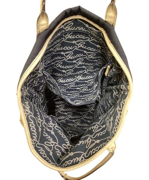 GUCCI（グッチ）GUCCI (グッチ) トートバッグ ネイビーの古着・服飾アイテム