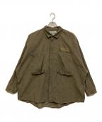 TIGHTBOOTH PRODUCTIONタイトブースプロダクション）の古着「コーデュロイシャツ」｜カーキ