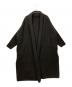 MUSE de Deuxieme Classe（ミューズ ドゥーズィエム クラス）の古着「スムースニットガウンコート」｜ネイビー