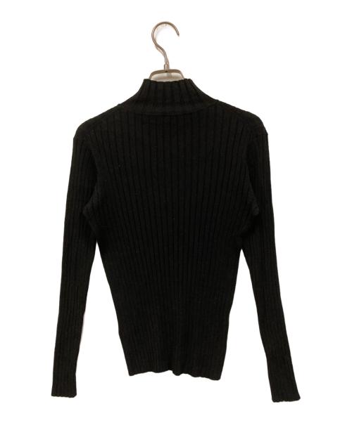 SOEJU（ソージュ）SOEJU (ソージュ) ワイドリブタートルネックニット ブラック サイズ:SIZE Mの古着・服飾アイテム