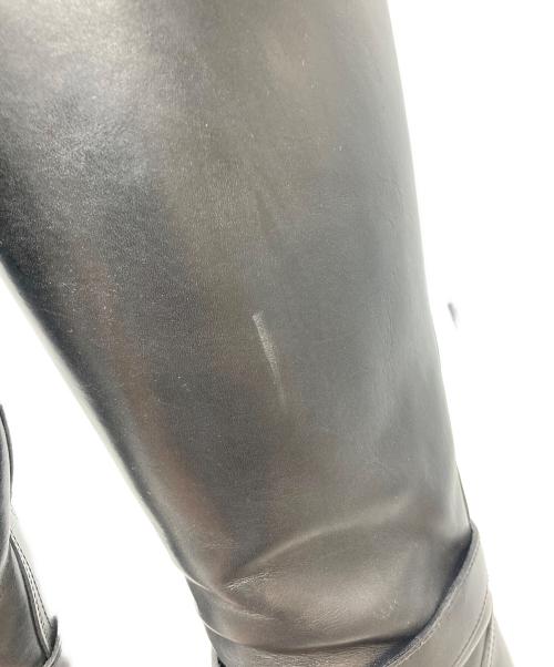 PRADA（プラダ）PRADA (プラダ) レザーロングブーツ ブラック サイズ:23.5の古着・服飾アイテム