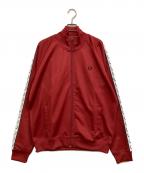 FRED PERRYフレッドペリー）の古着「Taped Track Jacket」｜レッド