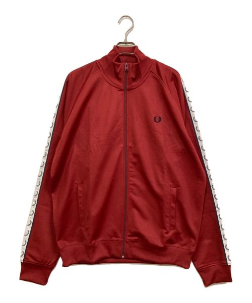 FRED PERRY（フレッドペリー）FRED PERRY (フレッドペリー) Taped Track Jacket レッド サイズ:XL 未使用品の古着・服飾アイテム