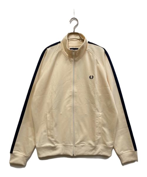 FRED PERRY（フレッドペリー）FRED PERRY (フレッドペリー) Contrast Tape Track Jacket アイボリー サイズ:XL 未使用品の古着・服飾アイテム