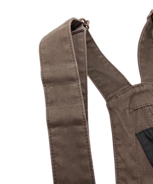 DELICIOUS（デリシャツ）DELICIOUS (デリシャツ) NORA Work Overall ブラウン サイズ:SIZE Freeの古着・服飾アイテム