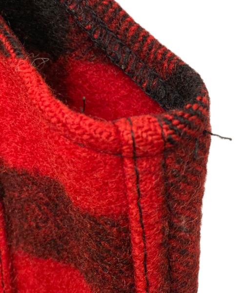 FILSON GARMENT（フィルソン ガーメント）FILSON GARMENT (フィルソン ガーメント) マッキーノウールベスト レッド×ブラック サイズ:SIZE 36の古着・服飾アイテム