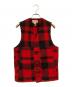 FILSON GARMENT（フィルソン ガーメント）の古着「マッキーノウールベスト」｜レッド×ブラック