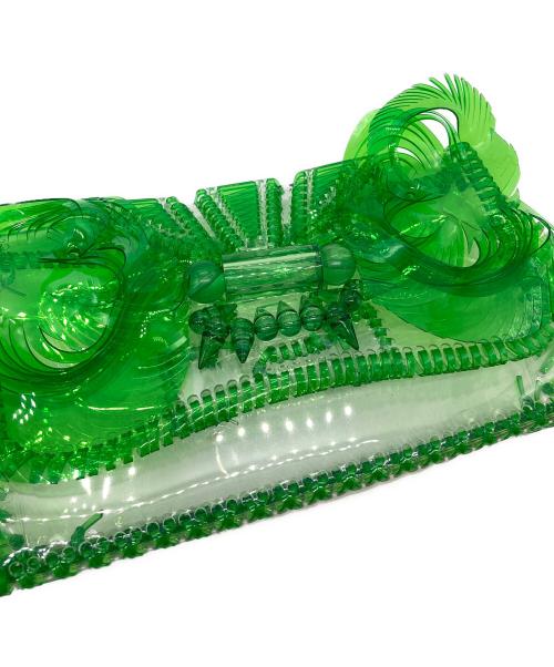 Mame Kurogouchi（マメクロゴウチ）mame kurogouchi (マメクロゴウチ) クラッチバッグ グリーン サイズ:表記なしの古着・服飾アイテム