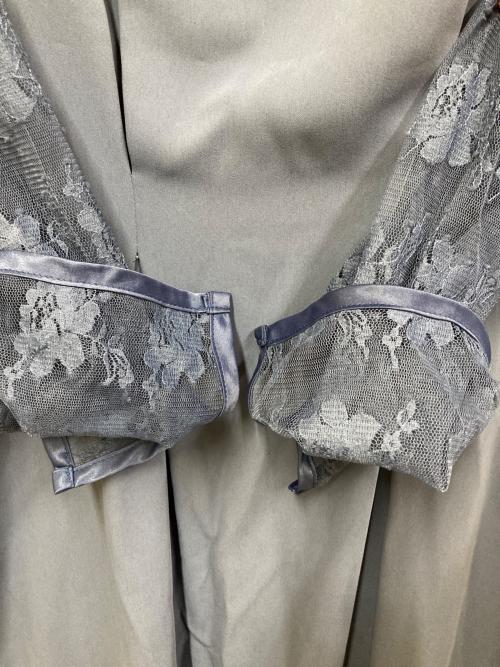 Ameri（アメリ）AMERI (アメリ) レーススリーブリファインドドレス ブルー サイズ:表記なしの古着・服飾アイテム