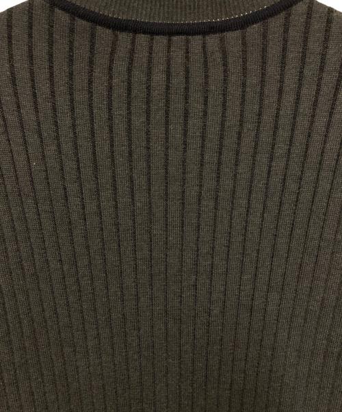 PUBLIC TOKYO（パブリックトウキョウ）PUBLIC TOKYO (パブリックトウキョウ) ダイヤパターンセットニット長袖ワンピース カーキ サイズ:-の古着・服飾アイテム