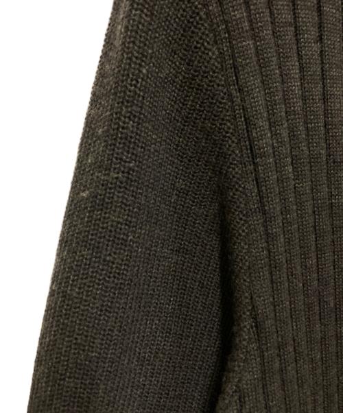 PUBLIC TOKYO（パブリックトウキョウ）PUBLIC TOKYO (パブリックトウキョウ) ダイヤパターンセットニット長袖ワンピース カーキ サイズ:-の古着・服飾アイテム