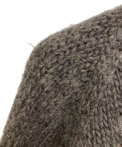 CREATION CUBE（クリエーション キューブ）CREATION CUBE (クリエーション キューブ) ヘンリーネックカウチンセーター グレー サイズ:SIZE Mの古着・服飾アイテム