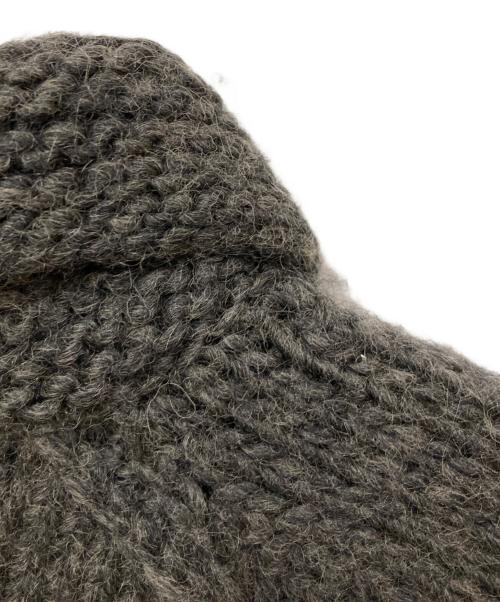 CREATION CUBE（クリエーション キューブ）CREATION CUBE (クリエーション キューブ) ヘンリーネックカウチンセーター グレー サイズ:SIZE Mの古着・服飾アイテム