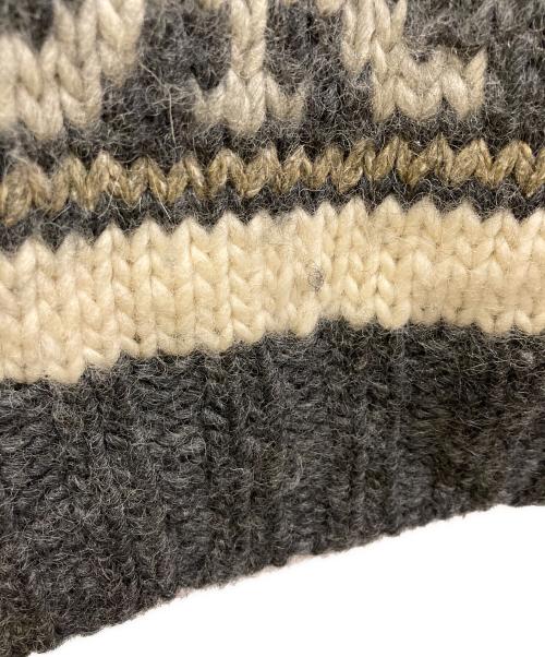 CREATION CUBE（クリエーション キューブ）CREATION CUBE (クリエーション キューブ) ヘンリーネックカウチンセーター グレー サイズ:SIZE Mの古着・服飾アイテム