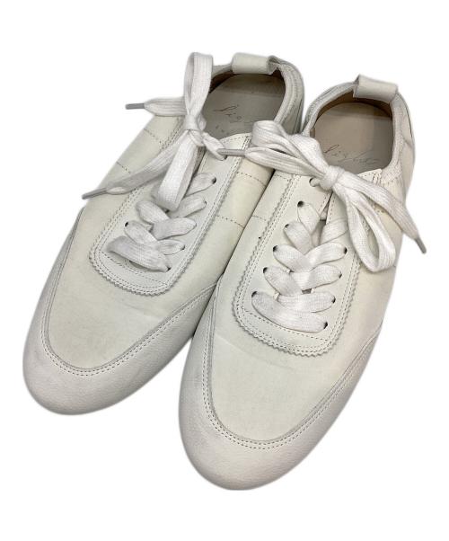 Lucida（ルシーダ）Lucida (ルシーダ) シャーリングローヒールスニーカー ライトベージュ サイズ:SIZE 37(23.5cm相当）の古着・服飾アイテム