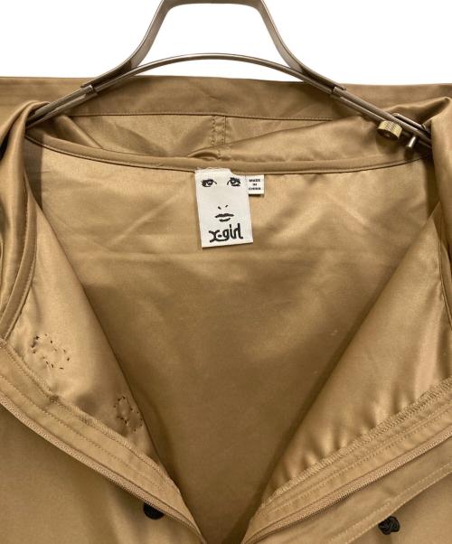 X-GIRL（エックスガール）X-girl (エックスガール) CHINA ANORAK ベージュ サイズ:Sの古着・服飾アイテム