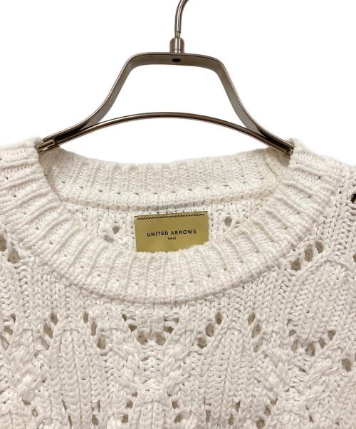 UNITED ARROWS TOKYO（ユナイテッドアローズトウキョウ）UNITED ARROWS TOKYO (ユナイテッドアローズトウキョウ) ニット ホワイト サイズ:FREEの古着・服飾アイテム