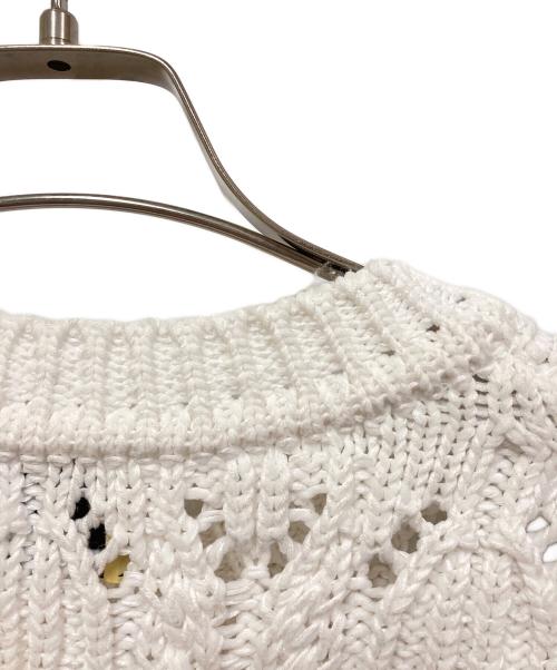 UNITED ARROWS TOKYO（ユナイテッドアローズトウキョウ）UNITED ARROWS TOKYO (ユナイテッドアローズトウキョウ) ニット ホワイト サイズ:FREEの古着・服飾アイテム