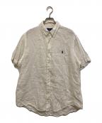 POLO RALPH LAURENポロ・ラルフローレン）の古着「リネンシャツ」｜ホワイト