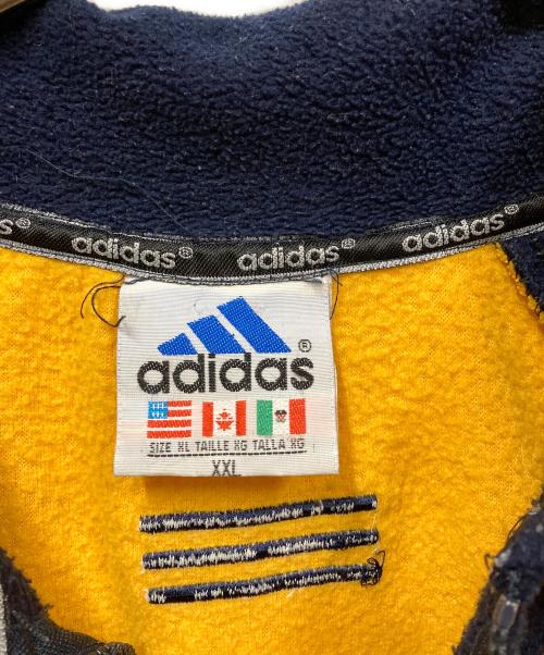 adidas（アディダス）adidas (アディダス) フリースジャケット イエロー サイズ:SIZE XXLの古着・服飾アイテム